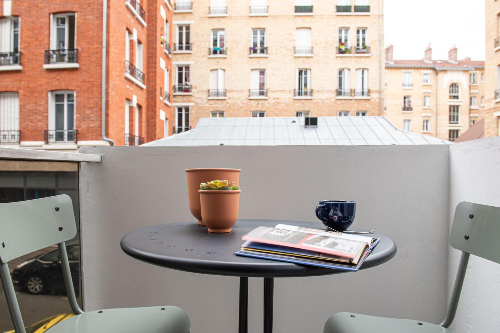 Apartament New - Appt Style Le Corbusier Avec Balcon - 8 Pers Paryż Zewnętrze zdjęcie